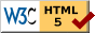W3C HTML 5 valid